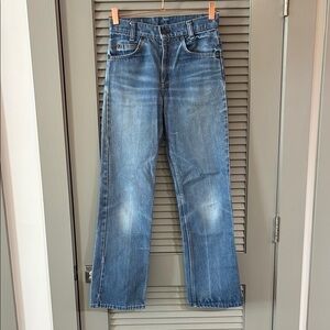 Vintage 80s Orange Tab Levi’s Blue Jeans 28x29